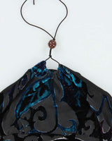 Vintage Y2k 00s Le Chateau Velvet Halter Neck Top - S
