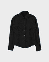 Vintage Y2k 00s Ruched Blouse - S