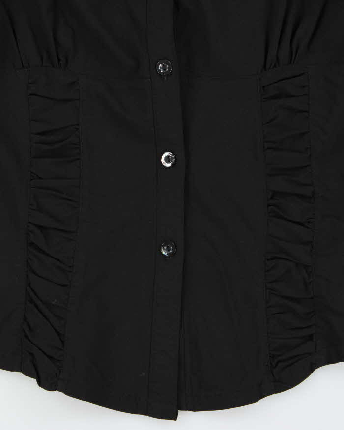 Vintage Y2k 00s Ruched Blouse - S