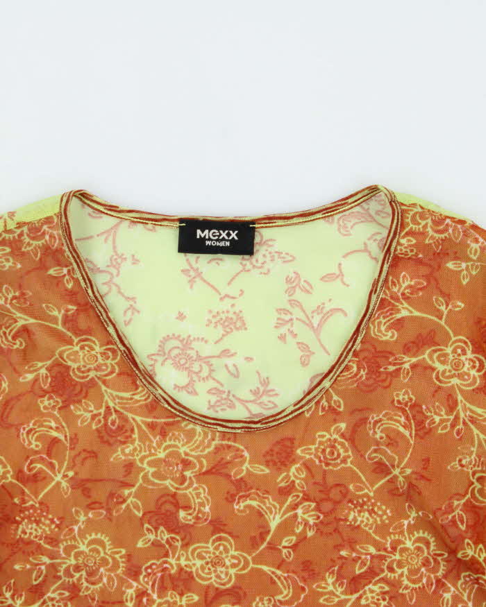 Vintage Y2k 00s Mexx Mesh Top - S