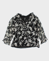 Vintage Y2k 00s Skyland Silk Blouse - M