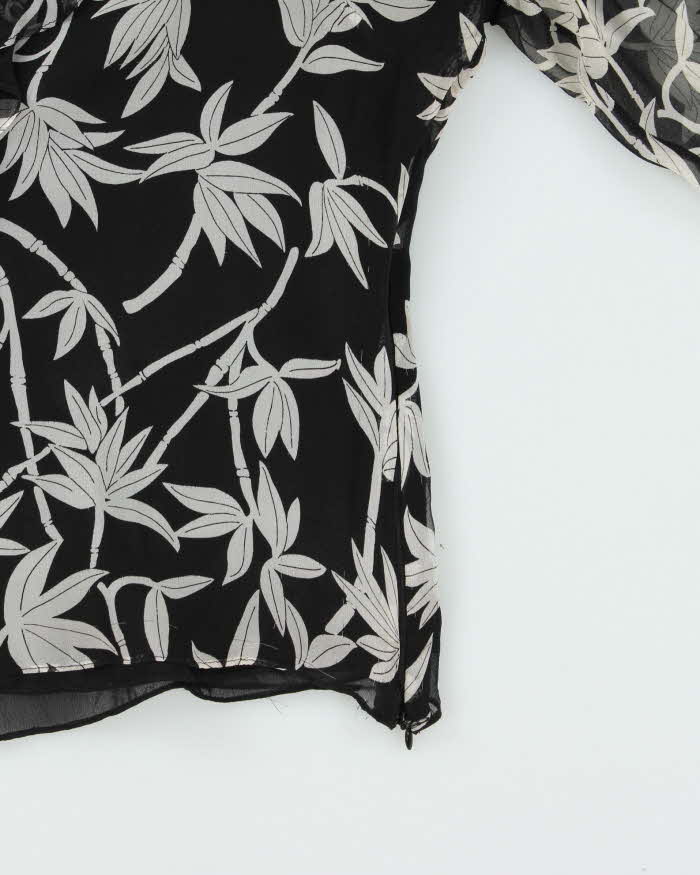 Vintage Y2k 00s Skyland Silk Blouse - M