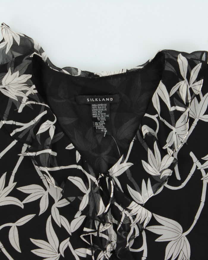Vintage Y2k 00s Skyland Silk Blouse - M