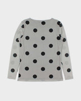 Vintage Y2k 00s Contemporaine Polka Dot Double Mesh Top - M
