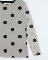 Vintage Y2k 00s Contemporaine Polka Dot Double Mesh Top - M