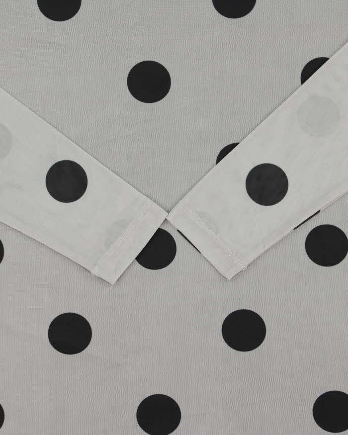 Vintage Y2k 00s Contemporaine Polka Dot Double Mesh Top - M