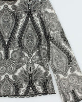 Vintage Y2k 00s Style &amp; Co Paisley Pattern Top - S