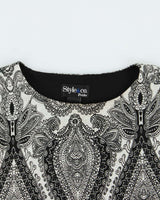 Vintage Y2k 00s Style &amp; Co Paisley Pattern Top - S