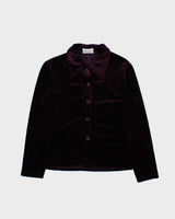 Vintage 90s Max Deco Velvet Blouse - M