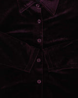 Vintage 90s Max Deco Velvet Blouse - M