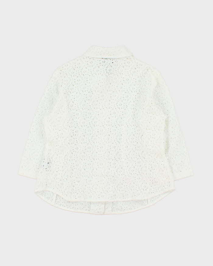 Vintage 90s Lana Lee Lace Blouse - M