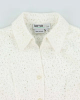 Vintage 90s Lana Lee Lace Blouse - M