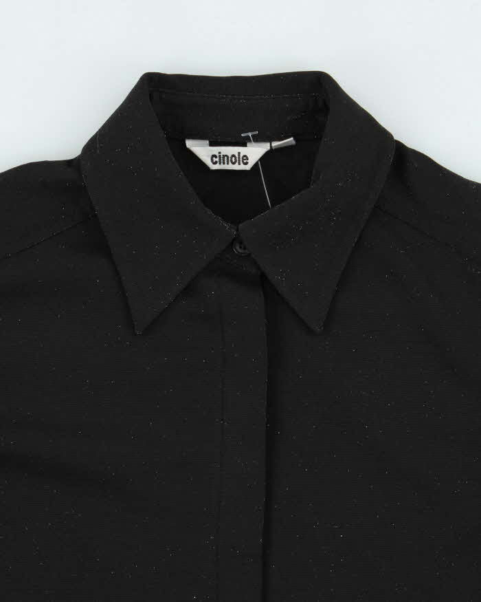 Vintage 90s Cinole Sparkly Blouse - S