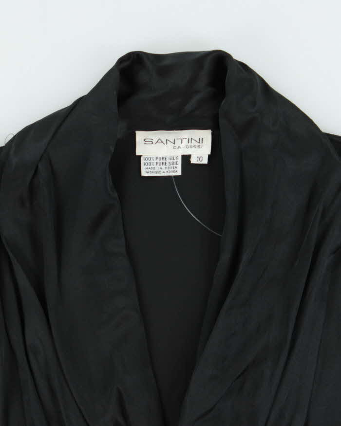 Vintage Santini Silk Batwing Blouse - M
