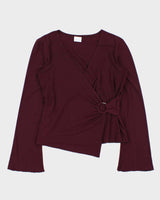 Vintage Y2k 00s Suzy Bell Sleeve O Ring Top - M