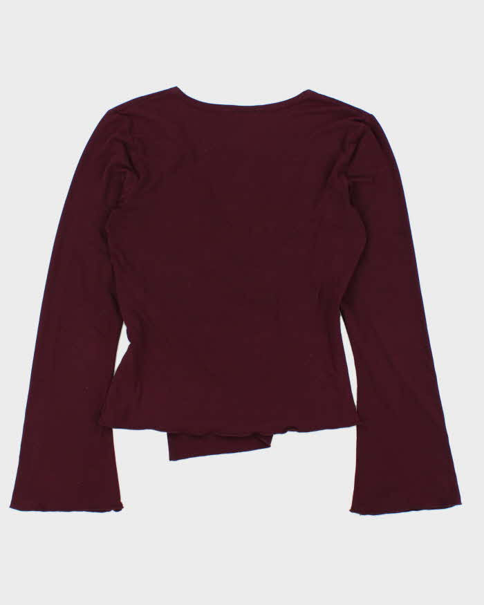 Vintage Y2k 00s Suzy Bell Sleeve O Ring Top - M