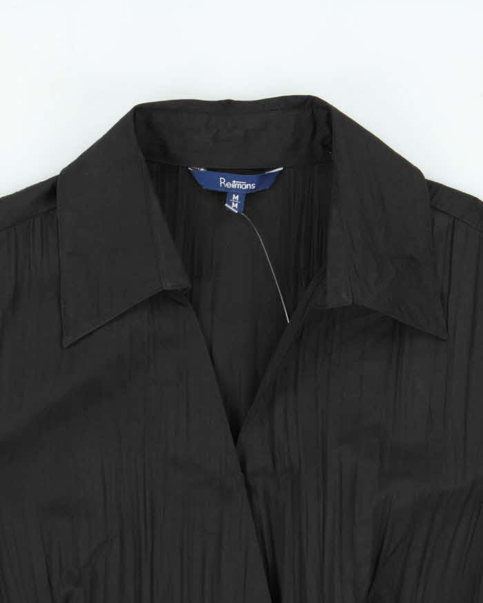 Vintage 00s Reitmans Asymmetric Button Blouse - M