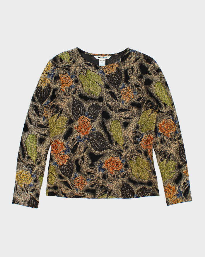 Vintage 90s Nygard Floral Top - M