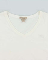 Vintage Y2k 00s Burberry Brit V Neck T-shirt - S