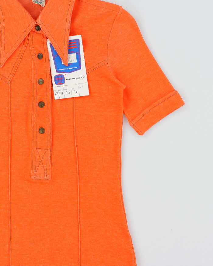 DSWT 1970s Pooh Jeans Polo Shirt - XS