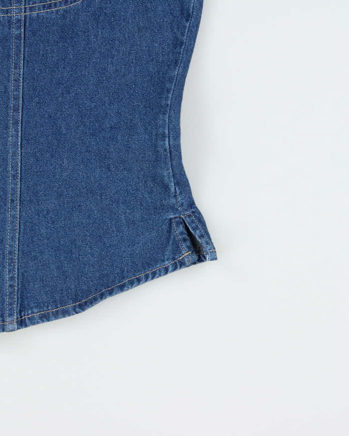 Vintage 2000s Nevada Denim Short Sleeve Blouse - M