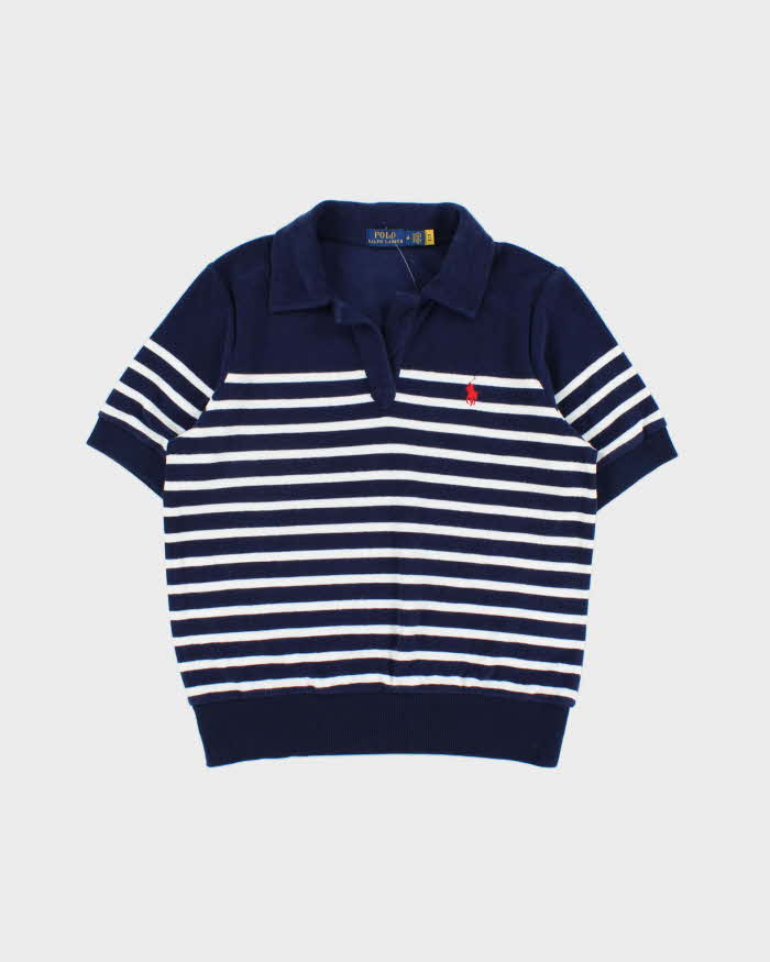 Vintage Ralph Lauren Towelling Polo Shirt - M