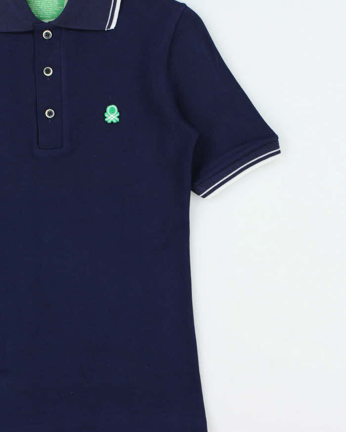 Deadstock 1980s Benetton Short Sleeve Polo Shirt - S