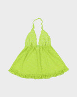 Vintage Y2k 2000s La Senza Lace Halter Neck Top - S
