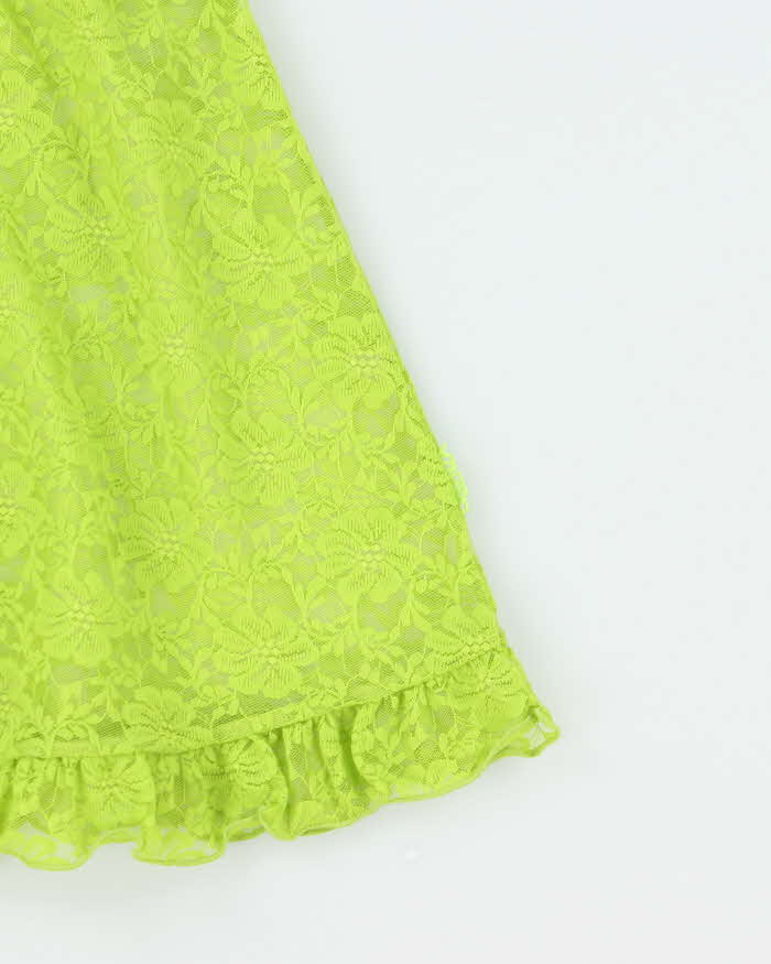 Vintage Y2k 2000s La Senza Lace Halter Neck Top - S