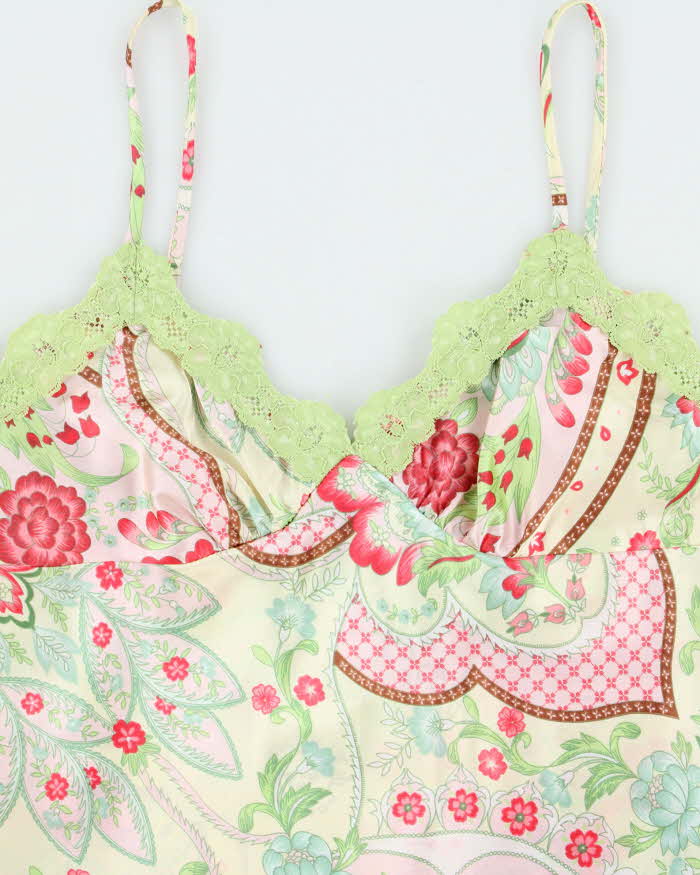 Vintage Y2k 2000s Tempted Satin Cami - M