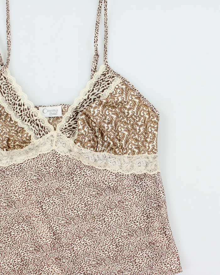 Vintage 1990s Cinema Etolie Satin Cami - M