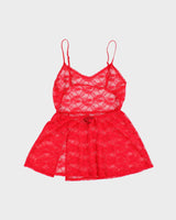 Vintage Y2k 2000s Victoria's Secret Backless Lace Cami - M