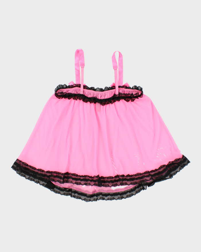 Vintage Y2k 2000s Victoria's Secret Mesh Flowy Cami - M