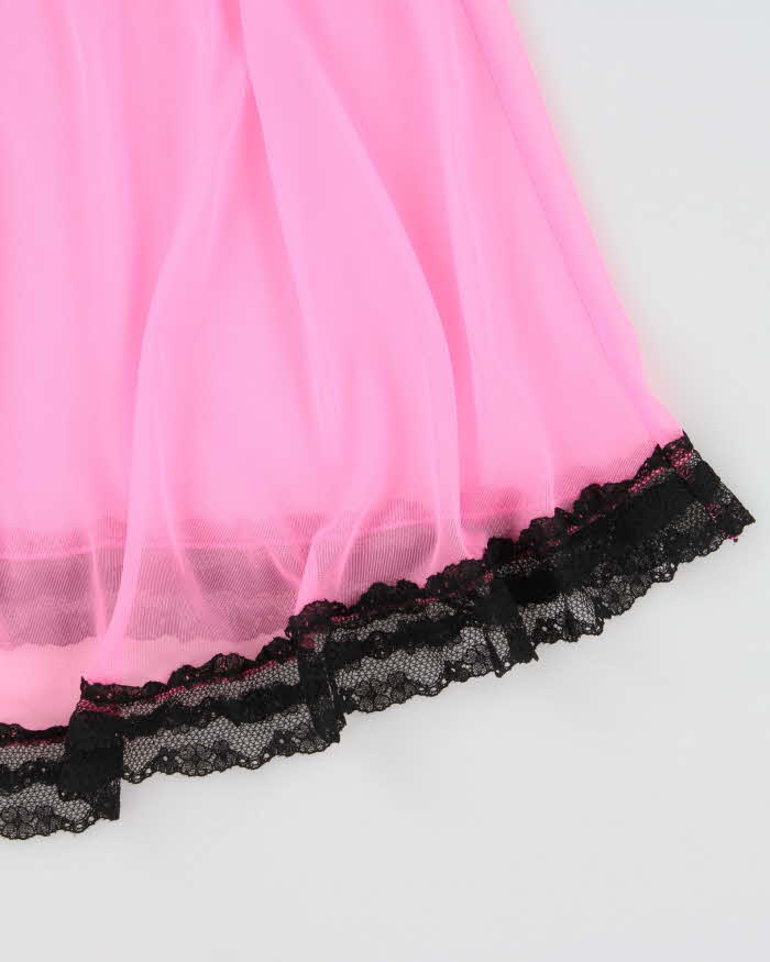 Vintage Y2k 2000s Victoria's Secret Mesh Flowy Cami - M