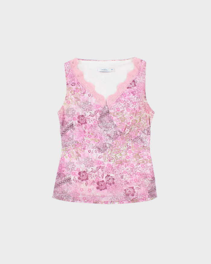 Vintage Y2k 2000s Ricki's Paisley Pattern Top - M