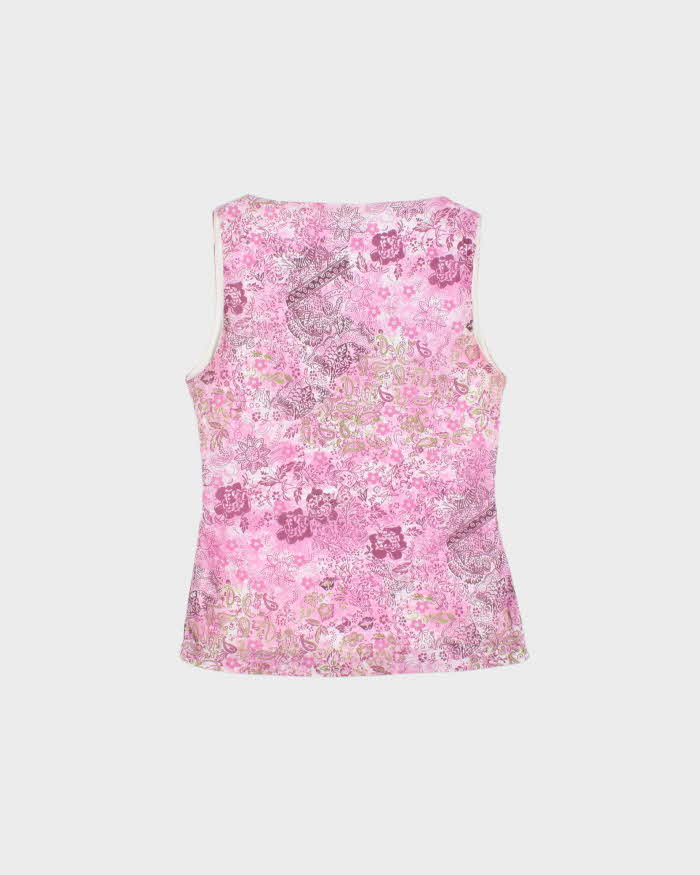 Vintage Y2k 2000s Ricki's Paisley Pattern Top - M