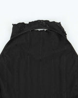 Vintage 2000s MXM Ruffle Detail Low Back Halter Neck Top - M