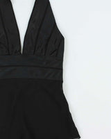 Vintage 2000s BCBG Max Azria Silk Halter Neck Top - XS