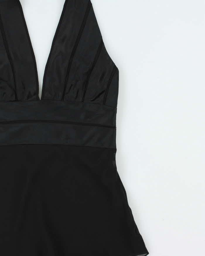 Vintage 2000s BCBG Max Azria Silk Halter Neck Top - XS