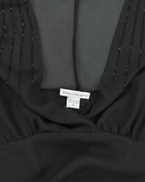 Vintage 1990s Bianca Nygard Sheer Beaded Top - M