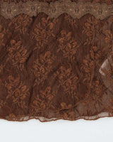 Vintage 1990s Moa Moa Lace Faux Wrap Top - M
