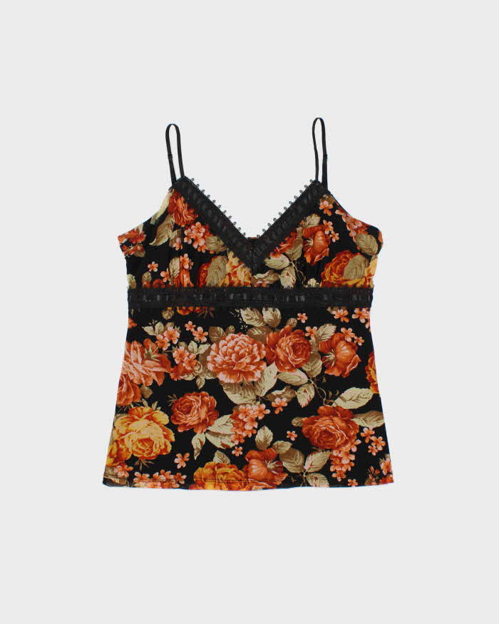 Vintage Y2k 2000s Le Chateau Floral Cami - L