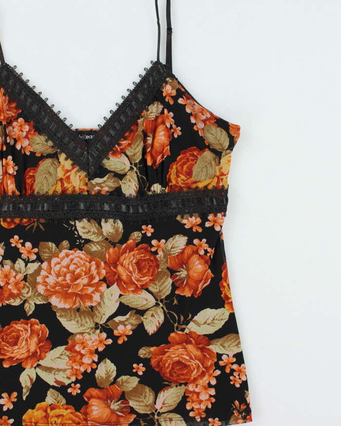 Vintage Y2k 2000s Le Chateau Floral Cami - L