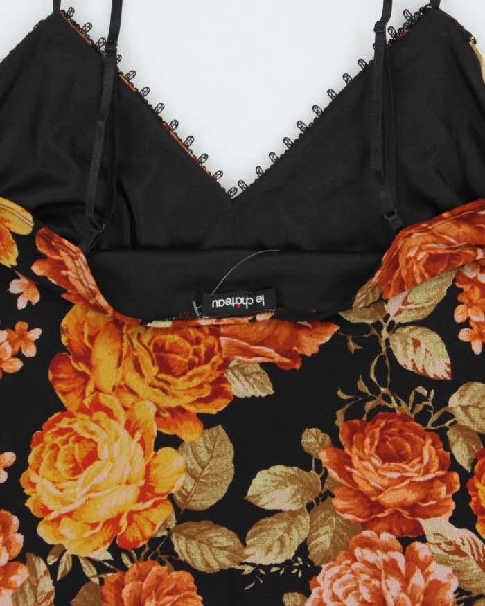 Vintage Y2k 2000s Le Chateau Floral Cami - L