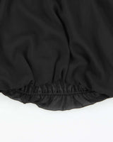 Vintage Y2k 2000s Lady Dutch Sheer Frilly Bubble Blouse - M