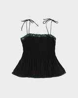 Vintage Y2k 2000s Dolled Up Plisses Sequin Cami - M