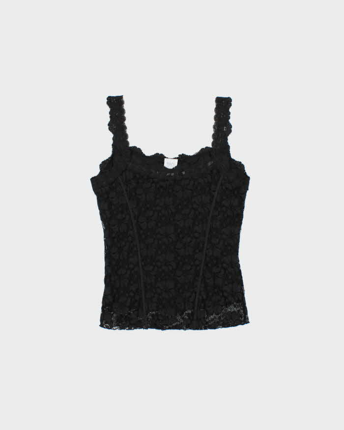 Vintage Y2k 2000s Suzy Lace Cami Top - S