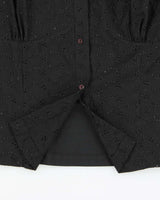 Vintage Y2k 2000s Chado Broderie Analgise Milkmaid Top - M