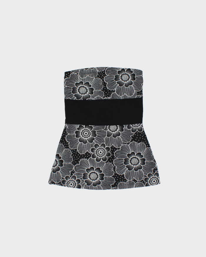 Vintage Y2k 2000s Moa Moa Floral Bandeau Top - XS