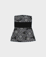 Vintage Y2k 2000s Moa Moa Floral Bandeau Top - XS